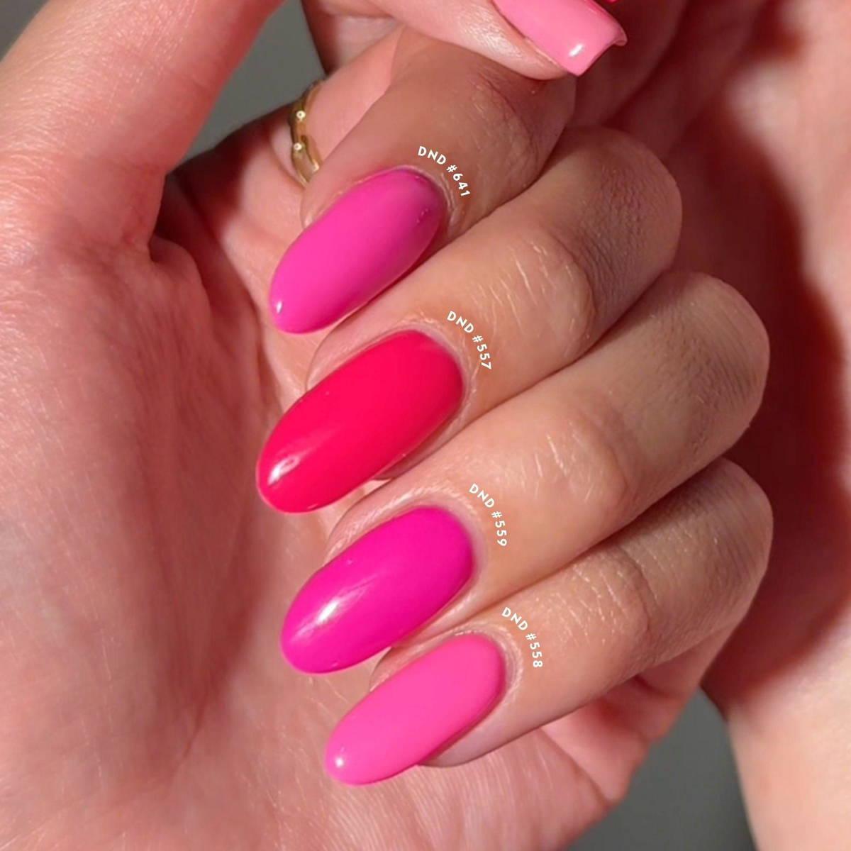 DND DC Gel & Lacquer Duo Hot Raspberry #557